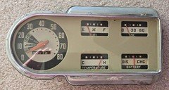1949 Ford F1 F2 F3 Pickup Dash Panel with Gauges & Speedometer