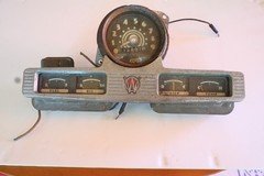1952-56 Willy's dash cluster gauges.