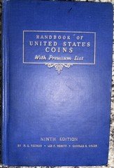 1952 HANDBOOK OF UNITED STATES COINS 9th EDITION "BLUEBOOK" BY R.S. YEOMAN
