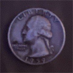 1952 Washington Quarter 25C Silver 0.9 Fine Philadelphia Business Strike KM#164