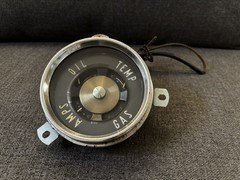 1954-1955 Buick Special Century Gauge Cluster Temp Gas Oil Amps 40 60 Series OEM