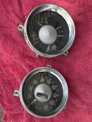 1954 1955 Chevrolet Pickup Truck OEM Speedometer Gauge Cluster Temperature fuel 