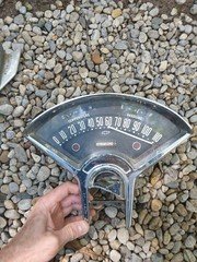 1955 1956 chevrolet 110mph Speedometer Gauge Cluster Manual  OEM GM Chevy