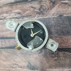 1955-1956 Packard Clipper Electric 2in Black Face Dash Clock For Parts Untested