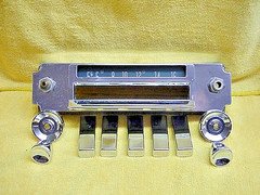 1955 Dodge PB Radio Face Plate/Push Buttons/Knobs/Bezels - Model 833