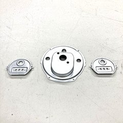 1957 Chevy-Instrument Cluster Gauge/Speedo Backing Plates(Std Shift Transmission