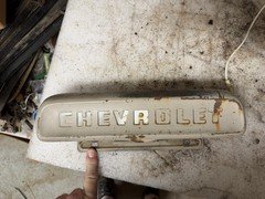 1960 1966 Chevy Carryall Suburban Tailgate Clamshell Rear License Plate Bracket