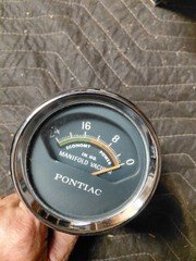 1962 1963 1964 1965 Pontiac Grand Prix Le Mans GTO Vacuum Gauge Console Part