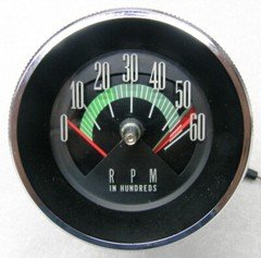 1964-66 Oldsmobile Starfire Jetstar Dynamic 98 Auto Trans Tachometer W/ NOS Lens