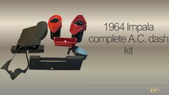 1964 Impala Complete A.C. Dash kit