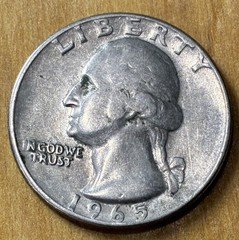 1965 Quarter No Mint Mark and Multiple Errors