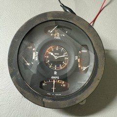 1965 Rolls Royce Silver Cloud I Dashboard 5 In 1 Instrument Gauge Clock OEM
