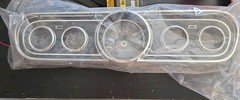 1966 Ford Mustang Black Gauge Dash Cluster Standard, Low Mileage, 3209.0 