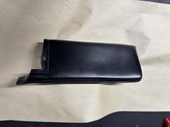 1968-69 Charger Lower Left Dash Pad Black Original