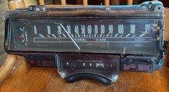 1968 CADILLAC ELDORADO SPEEDOMETER CLUSTER = NICE COMPLETE OEM PART