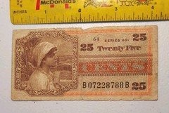 1968 U.S. Military Payment Certificate 25 Cents Series 661 *Circulated*