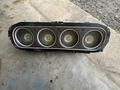 1969-1970 Mercury cougar Gauge cluster