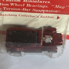 1969 HOT WHEELS RED LINE THE DEMON RED w DARK INTERIOR Carded. In Blister
