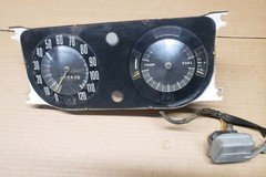 1970 AMC AMX Javelin gauge cluster Speedometer Low Fuel Option W/ Wiring 