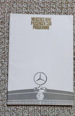 1970 Mercedes-Benz  Vintage Production Program  catalog