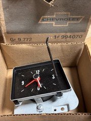 1971-74 Chevy Impala Electric Clock In Box Nos Gm 994070