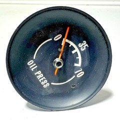 1972-1973 Chevrolet Corvette C3 Oil Pressure Guage 0-70 PSI OEM Part 6462928