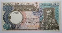 1973 Angola 1000 Escudos Note CRISP UNCIRCULATED