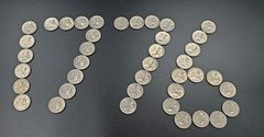 1976 Bicentennial Quarter Roll Lot Of 40 Coins Choice Circulated