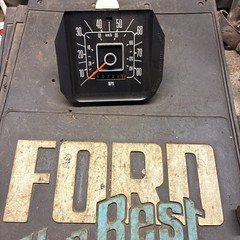 1977 78 79 ford truck f100 dash speedometer f150 80mph. 