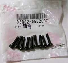 1977-78 Honda CBR600F NOS SCREW-WASHER (5X20) OEM 93892-05020-07 (QTY-9) (HR/19)