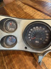 1978  Chevy Camaro Z28 Dash Cluster 130MPH 7k tach gauge manual transmission