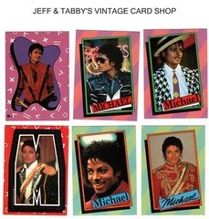 1984 TOPPS MICHAEL JACKSON SERIES 1 & 2 CARDS & STICKERS / SEE DROP DOWN MENU