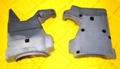 1985-1988 SUZUKI SAMURAI STEERING COLUMN SHELL TRIM COVER BEZEL NEEDS RESPRAY