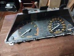 1986-1987 Honda CRX Si speedometer cluster gauge panel tach 107,632 on Odometer 