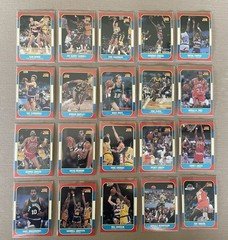 1986-87 Fleer Basketball Lot Of 56 No Duplicates EX-NM Great Starter