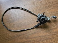 1986 Honda TRX125 FourTrax 125 OEM Thumb Throttle Control Lever Case Lid Cable