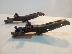 1988 Honda Fourtrax 300 TRX300 2x4 Foot Pegs Footpegs Mounts & Bolts