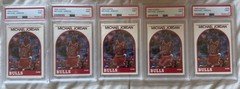 🔥🔥1989 Hoops, Michael Jordan PSA 9 (lot Of 5)🔥🔥