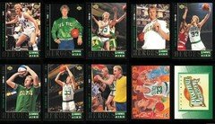 1992-93 Upper Deck Larry Bird Heroes Complete INSERT SET Basketball (10) NM-MT