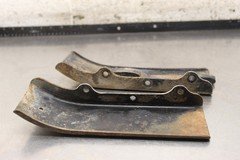 1992 Suzuki LT230E 2x4 REAR SWINGARM SKID PLATES E164