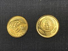 1994 Cape Verde 1 Escudo Brilliant Uncirculated Coin-Loggerhead Sea Turtle KM-27