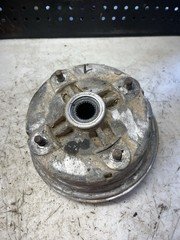 1995 Kawasaki Bayou 300 Left Rear Wheel Hub Brake Drum Housing Assembly Works!