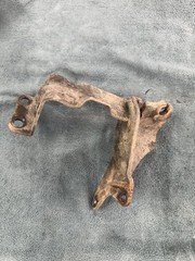 1995 Yamaha Moto 4 350 Rear Brake Cable Caliper Bracket Mount Holder Vintage Atv