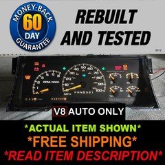 1996-1998 Chevy GMC C/K Tahoe Suburban Yukon Gauge Cluster