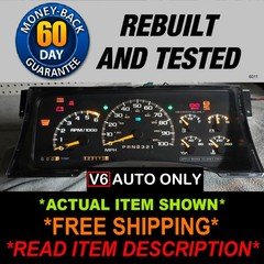 1996-1998 Chevy GMC C/K V6 Gauge Cluster