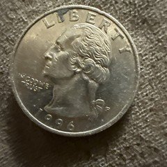 1996 Washington Quarter Philadelphia Copper 25C US Coin Circulated