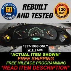 1997-1998 Buick Century Gauge Cluster