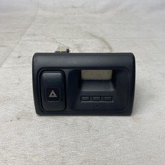 1998-2000 Honda Accord Center Dash Digital Clock Hazard Switch Board Button OEM