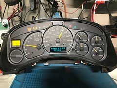 1999-2002  SILVERADO SIERRA TAHOE INSTRUMENT GAUGE CLUSTER SPEEDOMETER REMAN! 