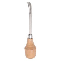 1Pcs 9mm Tip 5" Length Wood Carving Chisels Curved Half-round for Craft